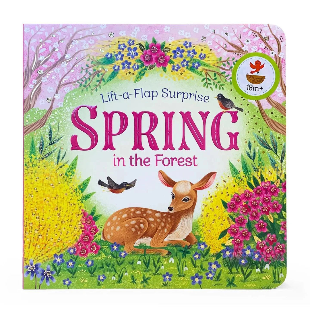 Cottage Door Press Spring in the Forest Lift-A-Flap Pop Up Surprise Board Book Cottage Door Press Spring in the Forest Lift-A-Flap Pop Up Surprise Board Book