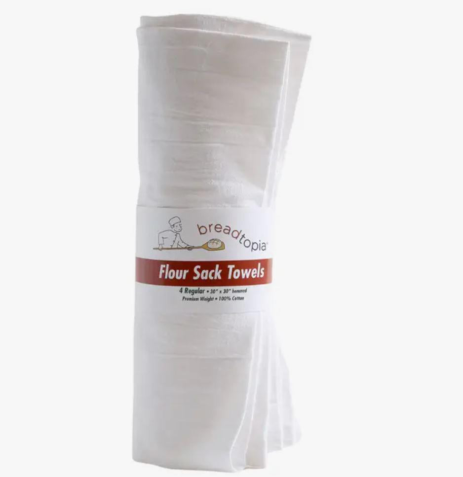 Cotton Flour Sack Towels | Set of 4
