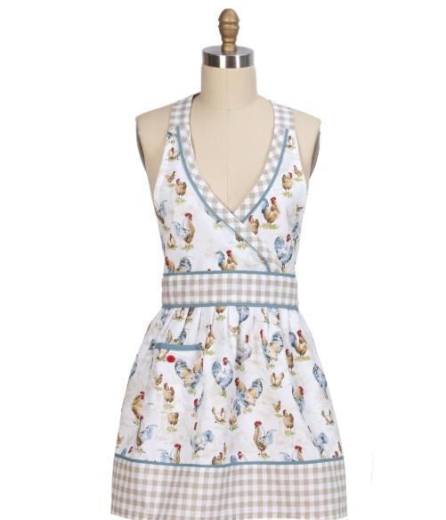 Countryside Rooster Hostess Apron Countryside Rooster Hostess Apron