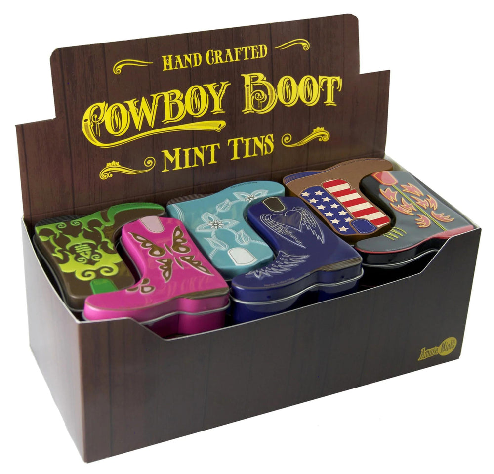 Cowboy Boot Mint Tin Cowboy Boot Mint Tin