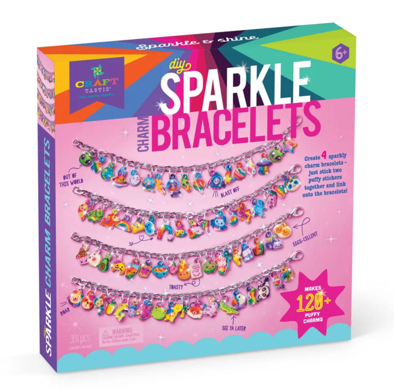 Craft-tastic DIY Sparkle Charm Bracelet