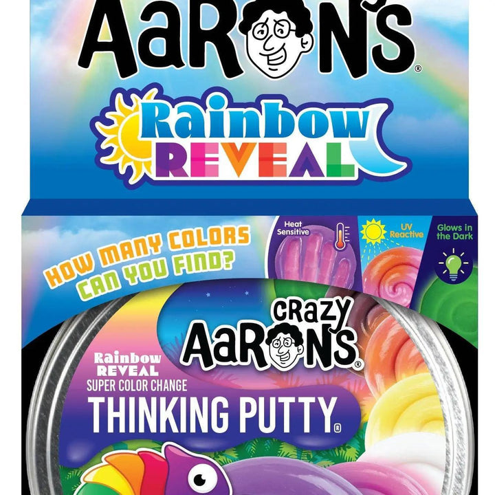 Crazy Aaron's Glow Thinking Putty |Rainbow Reveal Crazy Aaron's Glow Thinking Putty |Rainbow Reveal