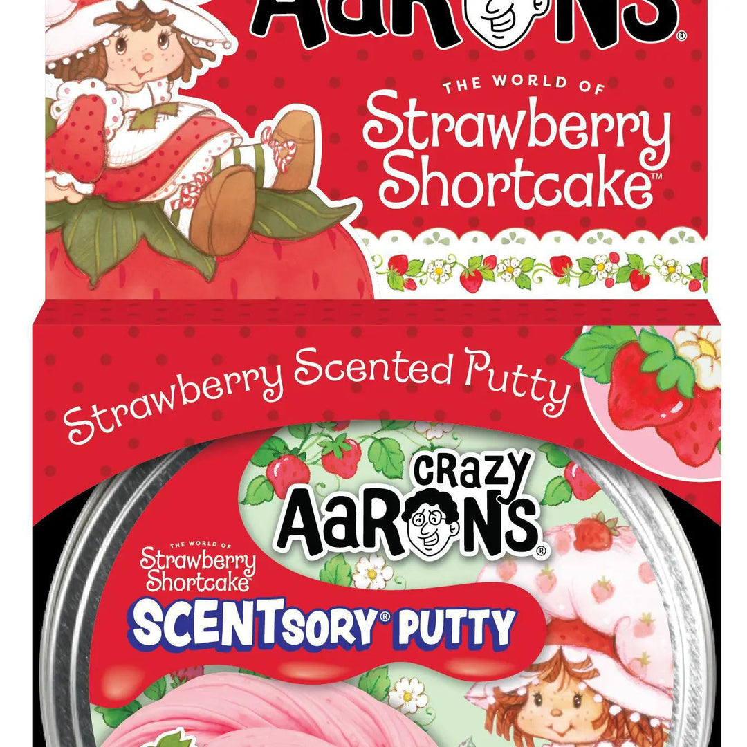 Crazy Aaron's Glow Thinking Putty | Strawberry Shortcake Crazy Aaron's Glow Thinking Putty | Strawberry Shortcake
