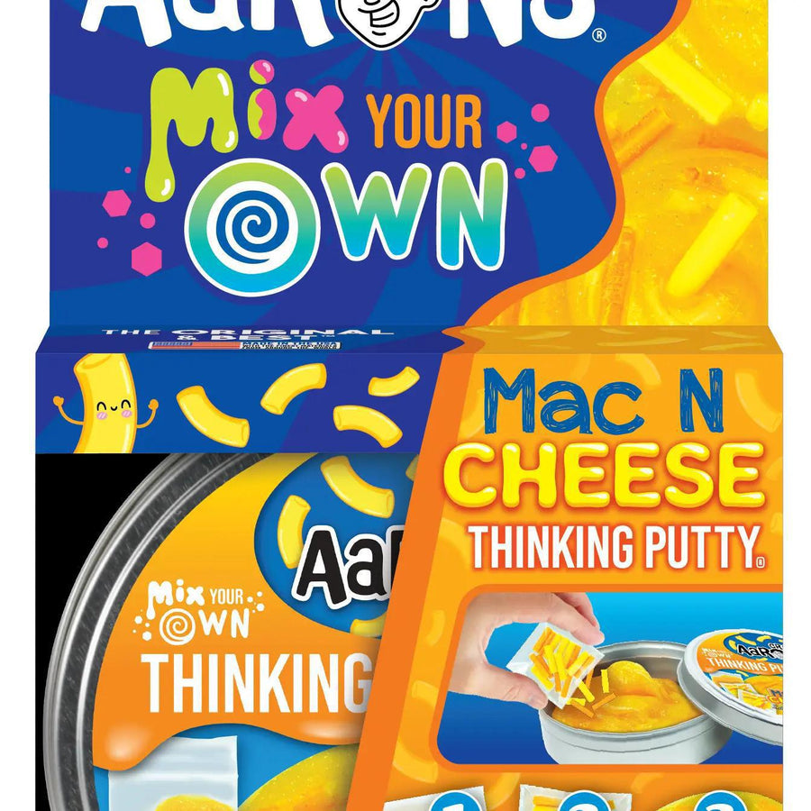 Crazy Aaron's Liquid Glass Thinking Putty | Mac & Cheese - Mix It Crazy Aaron's Liquid Glass Thinking Putty | Mac & Cheese - Mix It