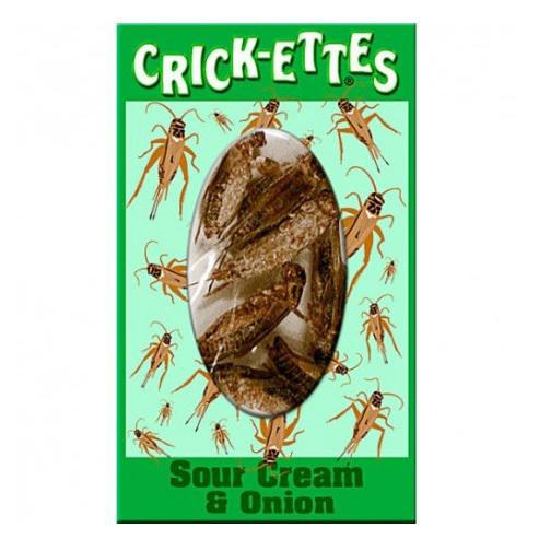 Crick-Ettes Seasoned Crickets | Sour Cream & Onion Crick-Ettes Seasoned Crickets | Sour Cream & Onion