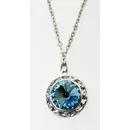 Crystal Rhinestone Rivoli Necklace Crystal Rhinestone Rivoli Necklace