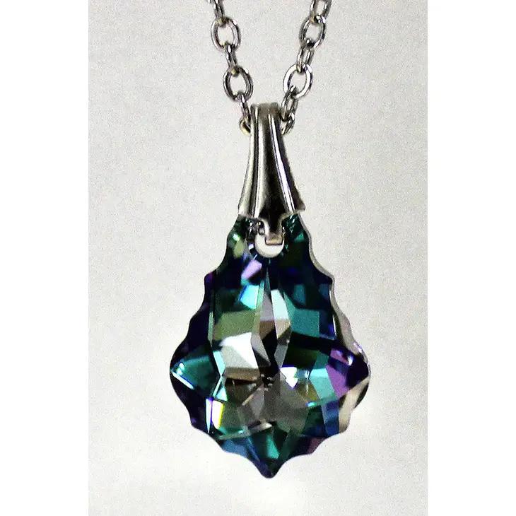 Crystal Vitrail Light Arrowhead Necklace Crystal Vitrail Light Arrowhead Necklace