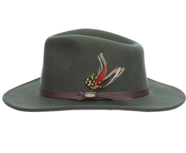 Dakota Wool Outback Hat | Pine Green