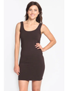 M. Rena | Scoop Neck Tank Dress Dark Brown