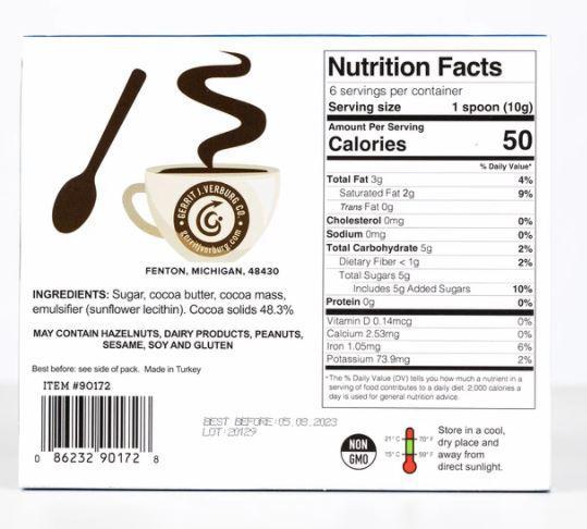 Fort Knox®️ Dark Chocolate Spoons Dark Chocolate Fort Knox®️ Dark Chocolate Spoons