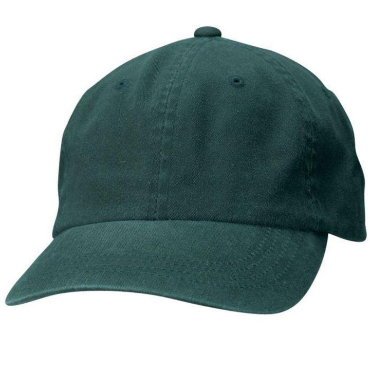 Washed Twill Cotton Baseball Cap | Nasser Dark Green Washed Twill Cotton Baseball Cap | Nasser