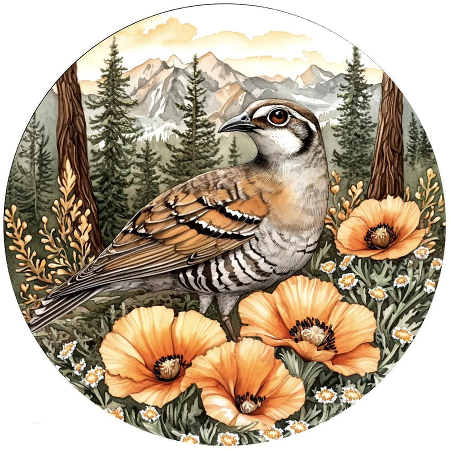 Decorative Silicone  Jar Opener | California Bird & Flower Decorative Silicone  Jar Opener | California Bird & Flower