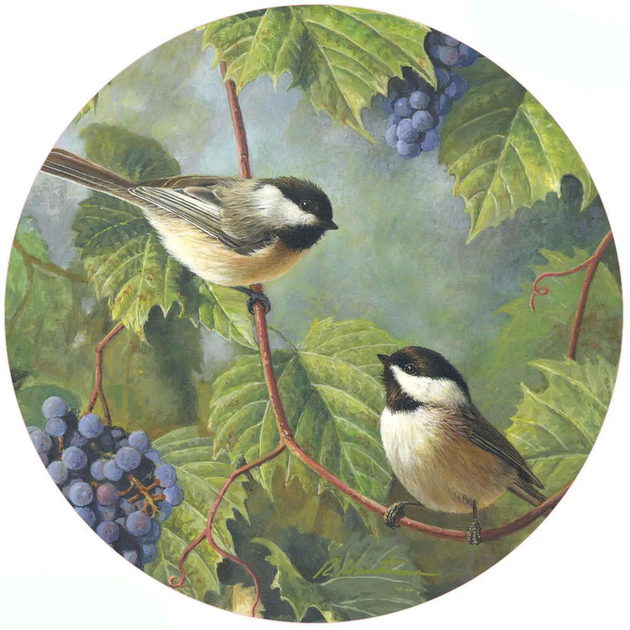Decorative Silicone Jar Opener | Chickadee & Grapes Decorative Silicone Jar Opener | Chickadee & Grapes