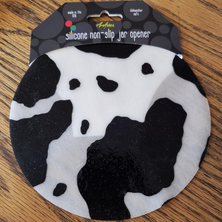 Decorative Silicone  Jar Opener | Cow Print Decorative Silicone  Jar Opener | Cow Print