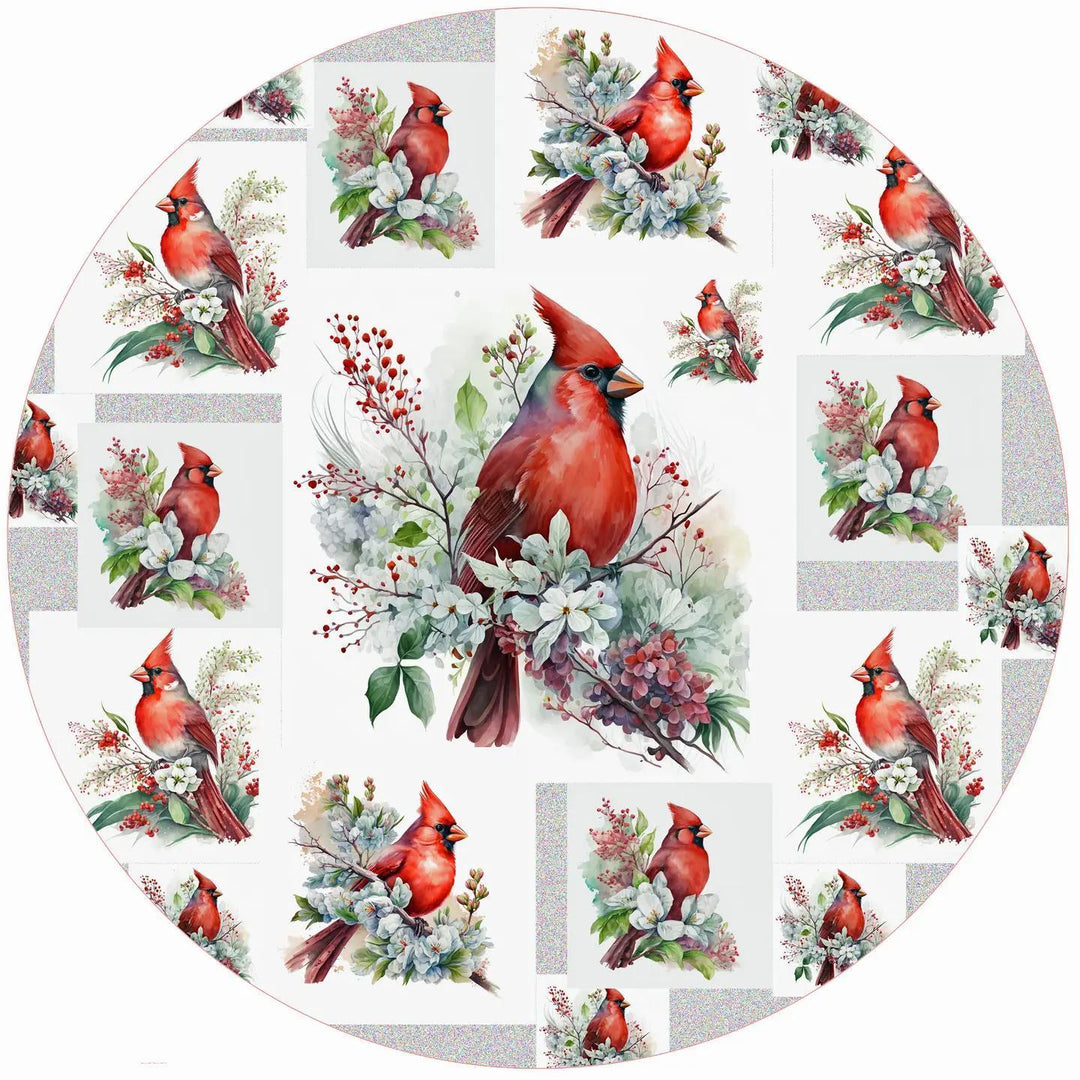Decorative Silicone  Jar Opener | Floral Cardinal Decorative Silicone  Jar Opener | Floral Cardinal
