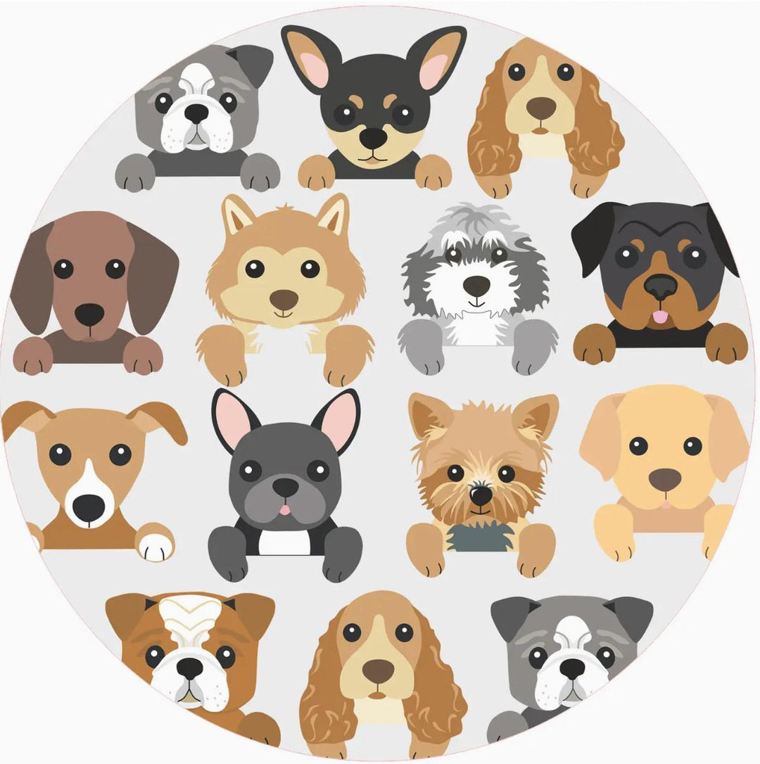 Decorative Silicone Jar Opener | Peeking Dogs