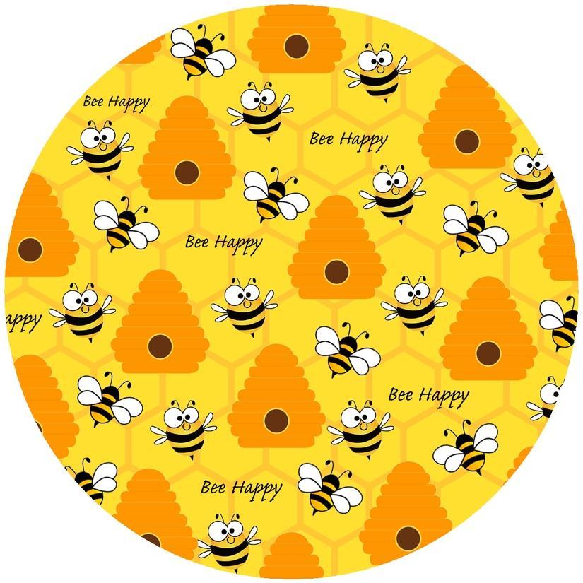 Decorative Silicone Trivet | Bee Happy Decorative Silicone Trivet | Bee Happy