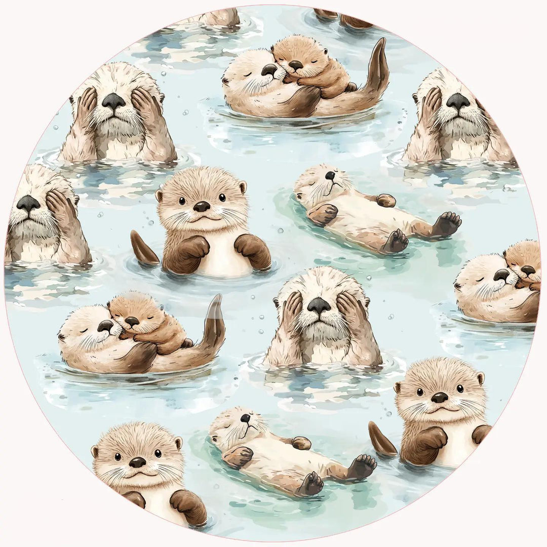 Decorative Silicone Trivet | Otters Decorative Silicone Trivet | Otters