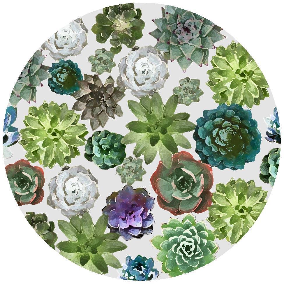 Decorative Silicone Trivet | Succulents Decorative Silicone Trivet | Succulents