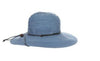 Bellarosa Ribbon Round Crown Hat Denim