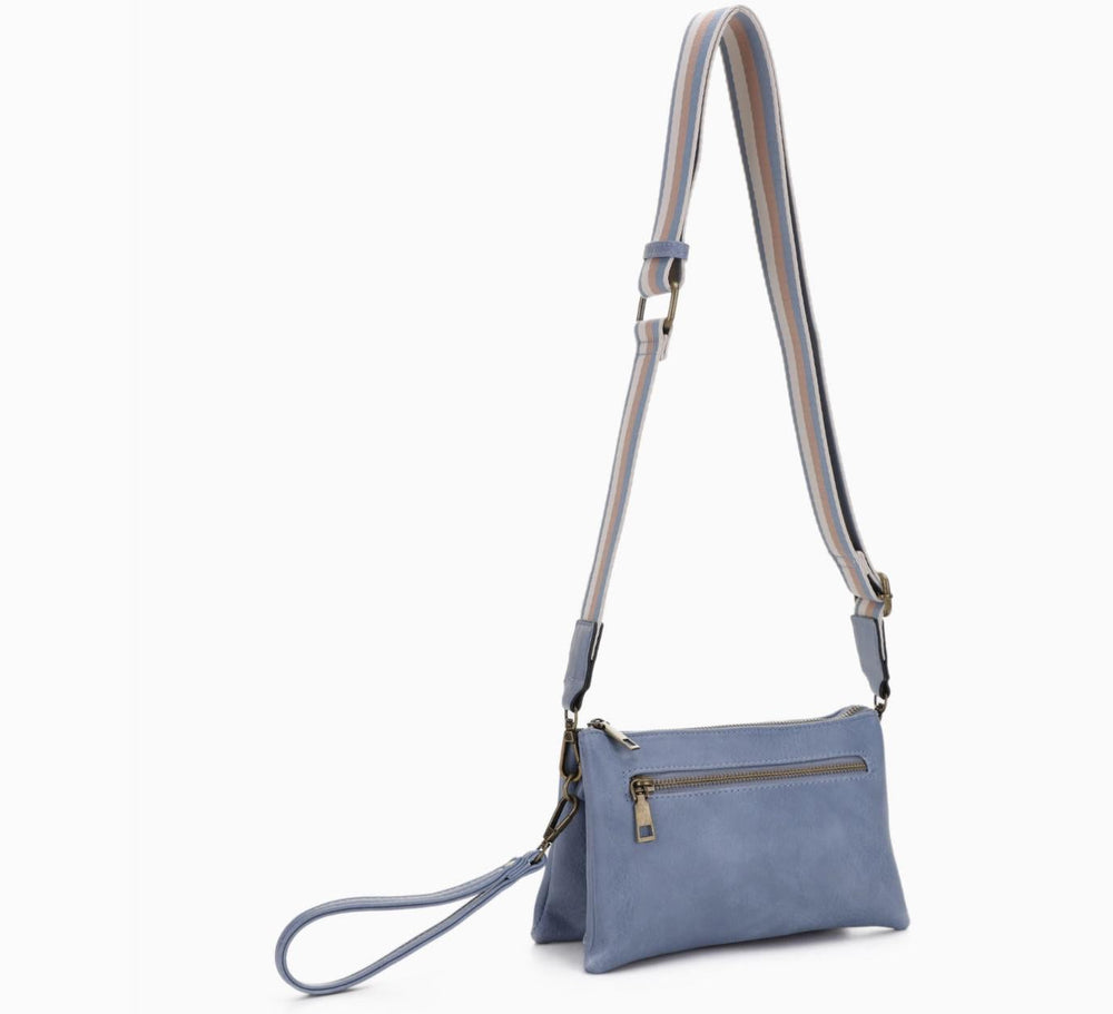 Liz Soto Handbag | Chloe Cross Body or Wristlet Denim
