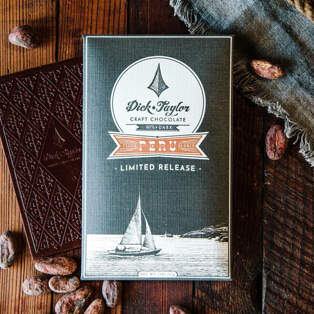 Dick Taylor Chocolate | 80% Peru, Piura Blanco Limited Release Dick Taylor Chocolate | 80% Peru, Piura Blanco Limited Release