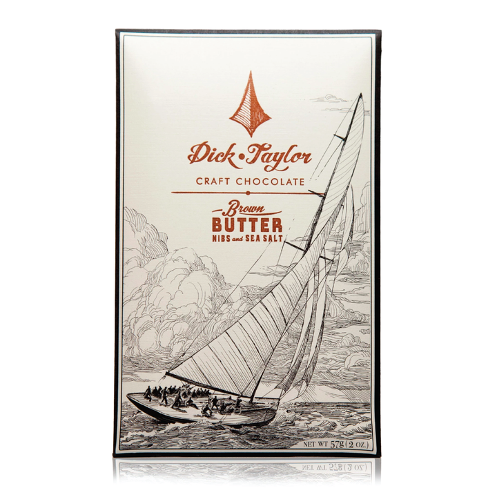 Dick Taylor Chocolate | Brown Butter Nibs and Sea Salt Dick Taylor Chocolate | Brown Butter Nibs and Sea Salt