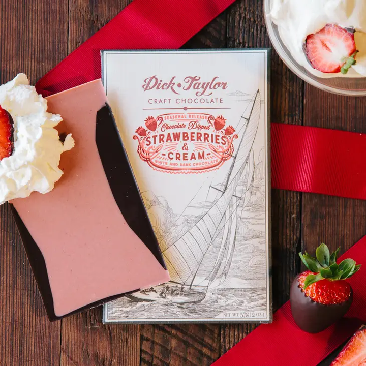 Dick Taylor Chocolate | Strawberries & Cream Dick Taylor Chocolate | Strawberries & Cream