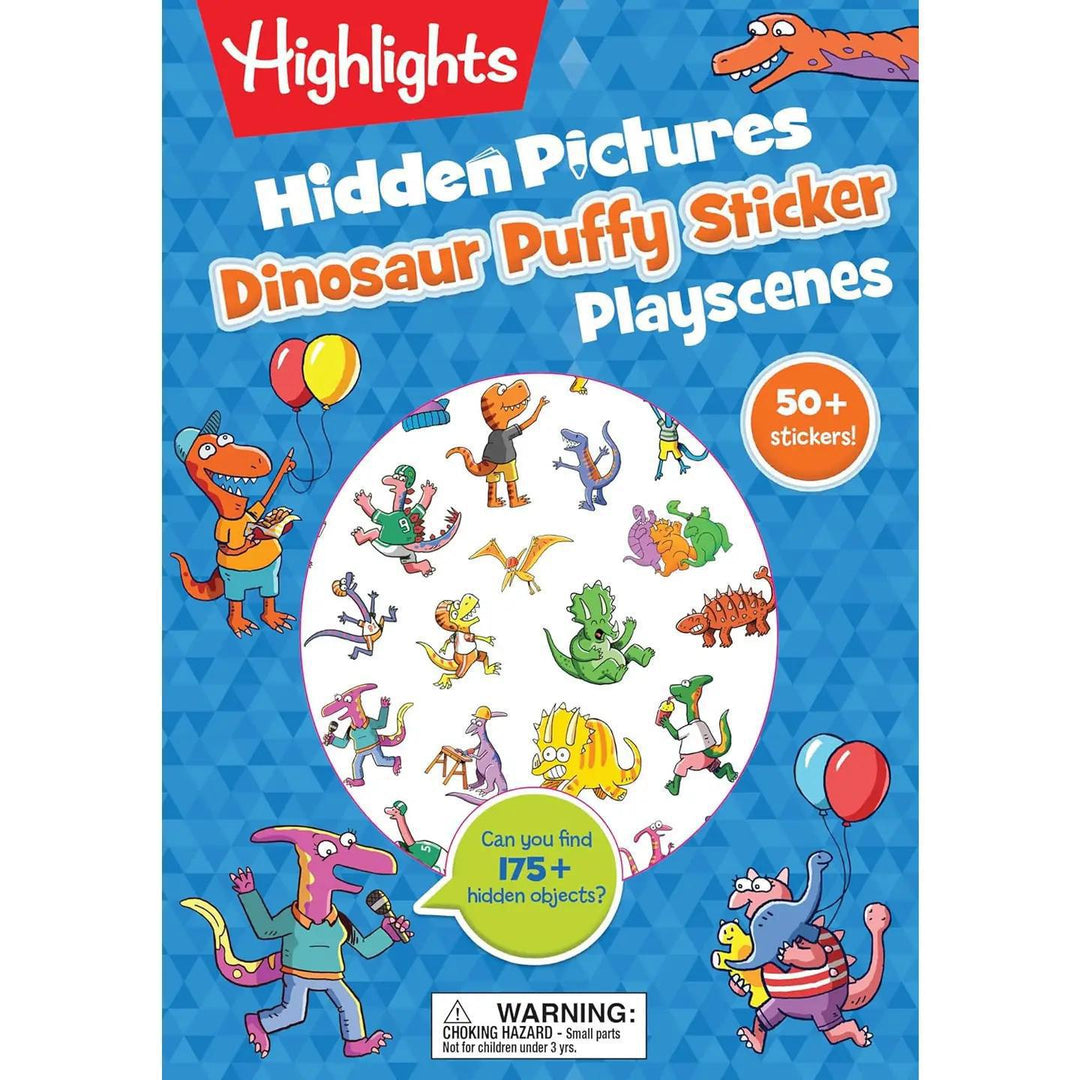 Highlights for Children Dinosaur Hidden Pictures Puffy Sticker Playscenes Highlights for Children