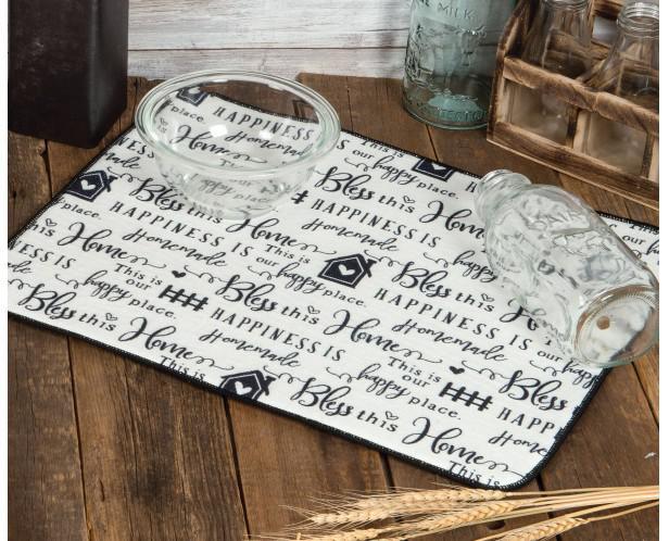 Dish Drying Mat | Farmhouse Countertop Dish Drying Mat | Farmhouse Countertop