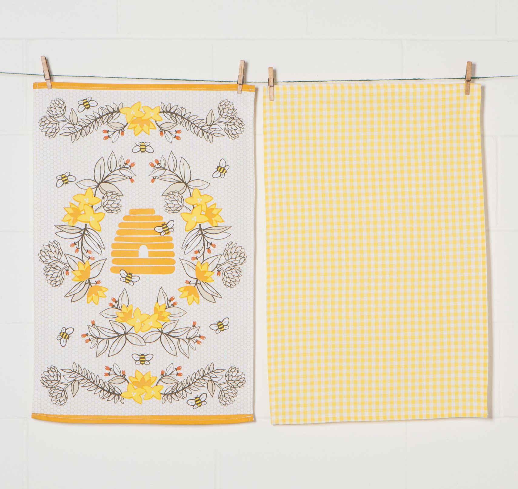 Dish Towel Set | Bees