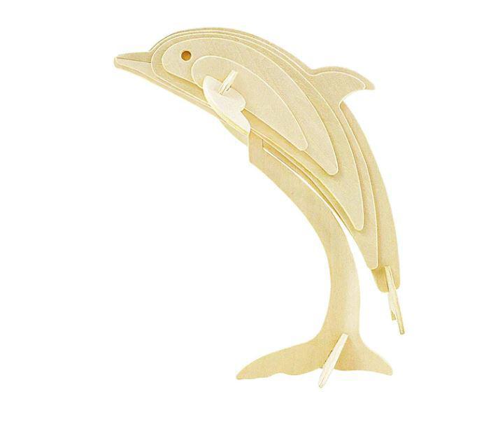 DIY 3D Wooden Puzzle: Dolphin DIY 3D Wooden Puzzle: Dolphin