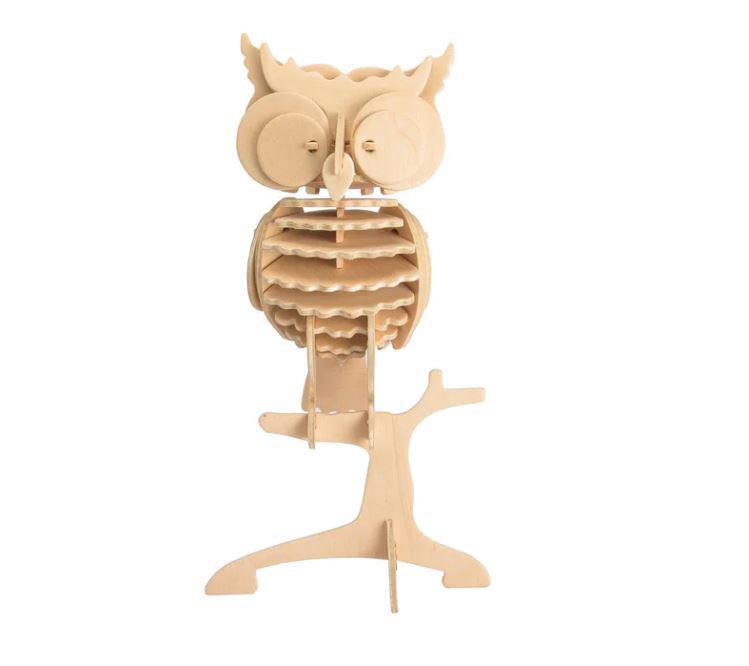 DIY 3D Wooden Puzzle: Owl DIY 3D Wooden Puzzle: Owl