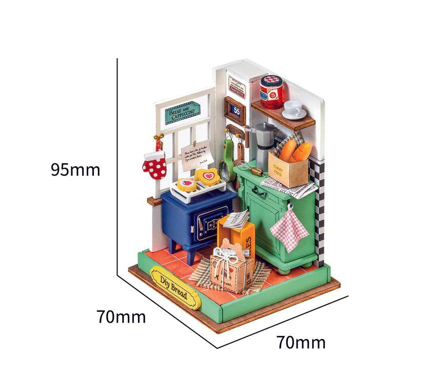 DIY Dollhouse Miniature Kit | Afternoon Baking Time