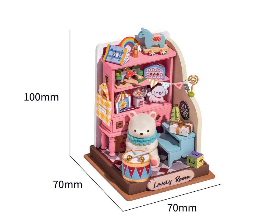 DIY Dollhouse Miniature Kit | Childhood Toys