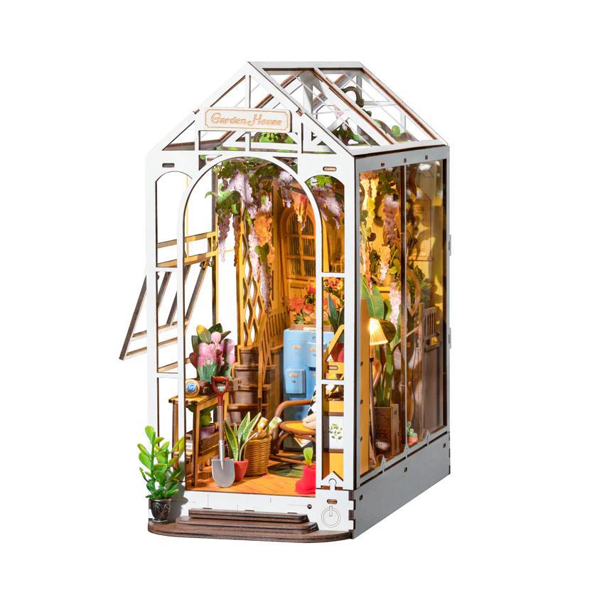 DIY Dollhouse Miniature Kit | Flower House