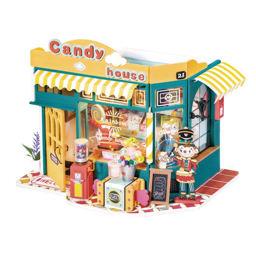 DIY Dollhouse Miniature Kit | Rainbow Candy House