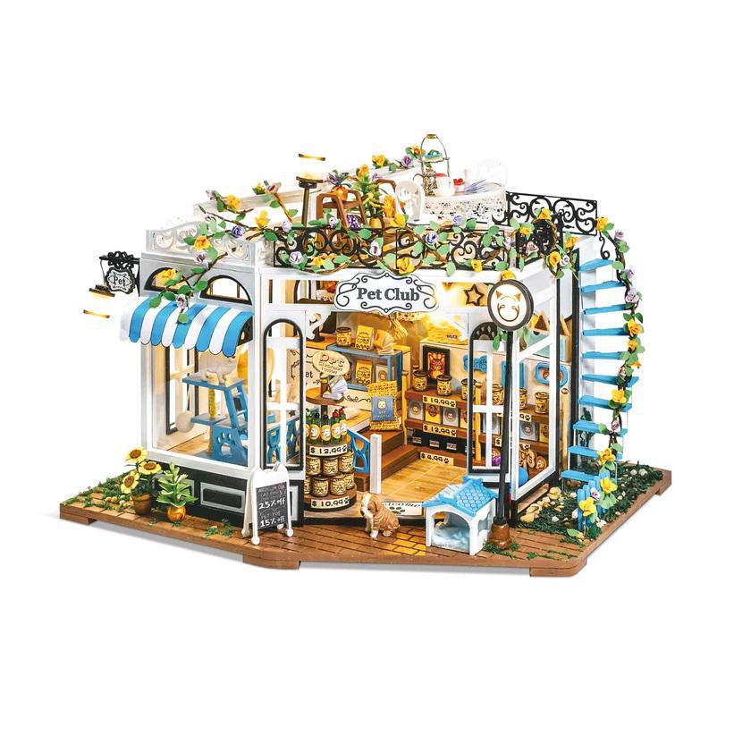 DIY Dollhouse Miniature Kit | Sam's Study