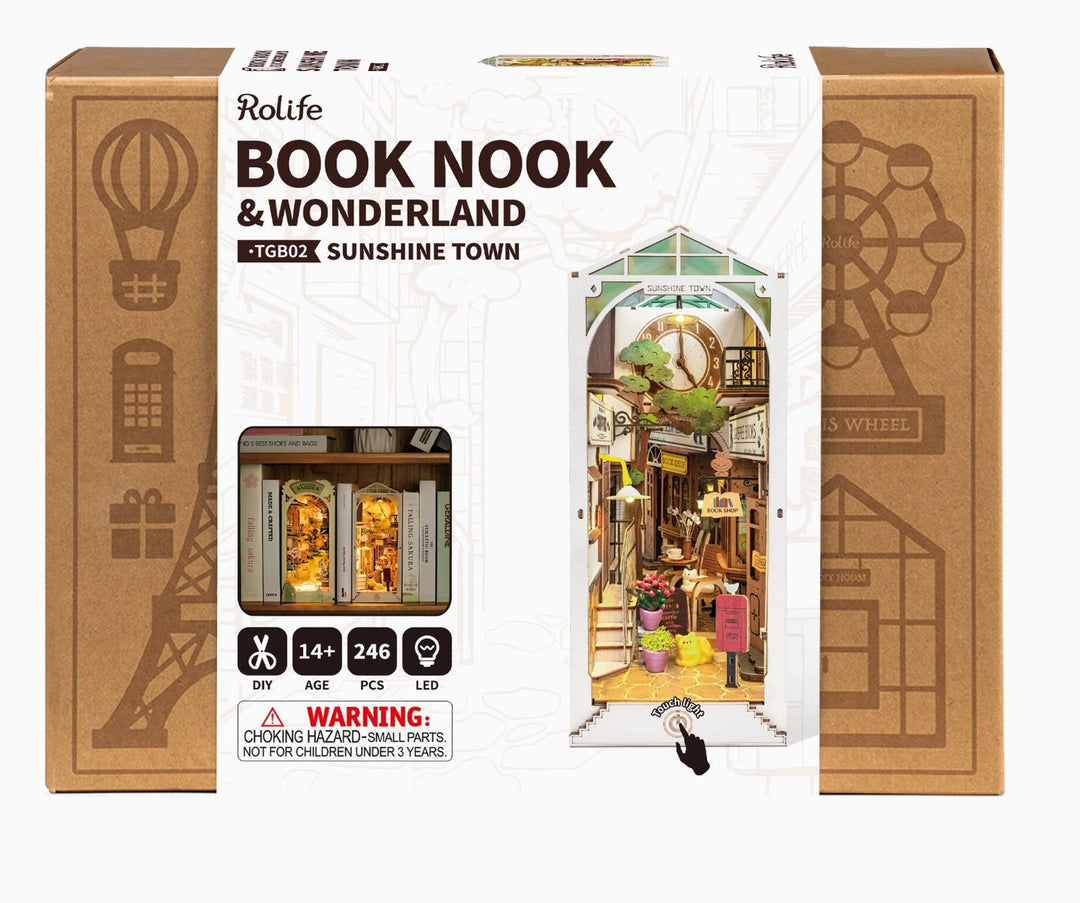 DIY Miniature Book Nook Kit | Sunshine Town