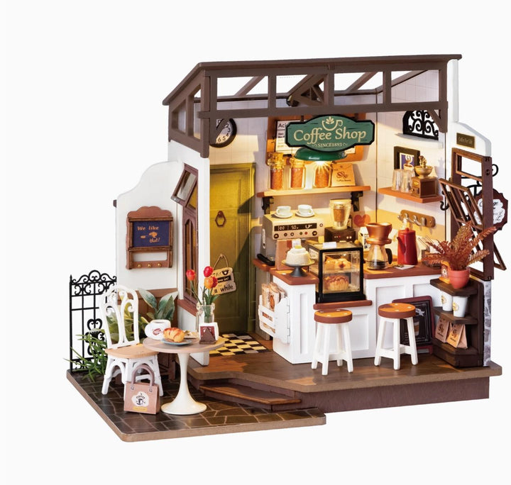 DIY Miniature Dollhouse Kit | No.17 Café