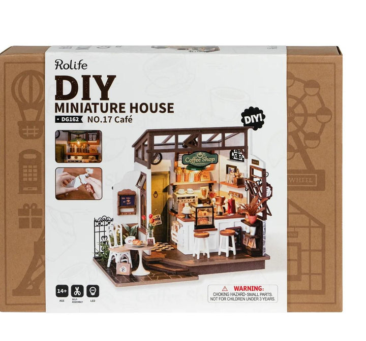 DIY Miniature Dollhouse Kit | No.17 Café