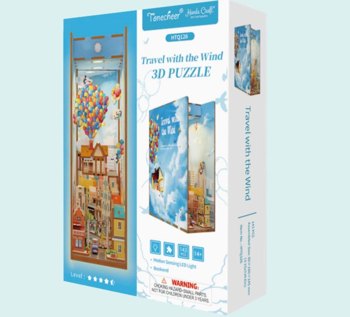 DIY Miniature House Book Nook Kit | Travel with the Wind
