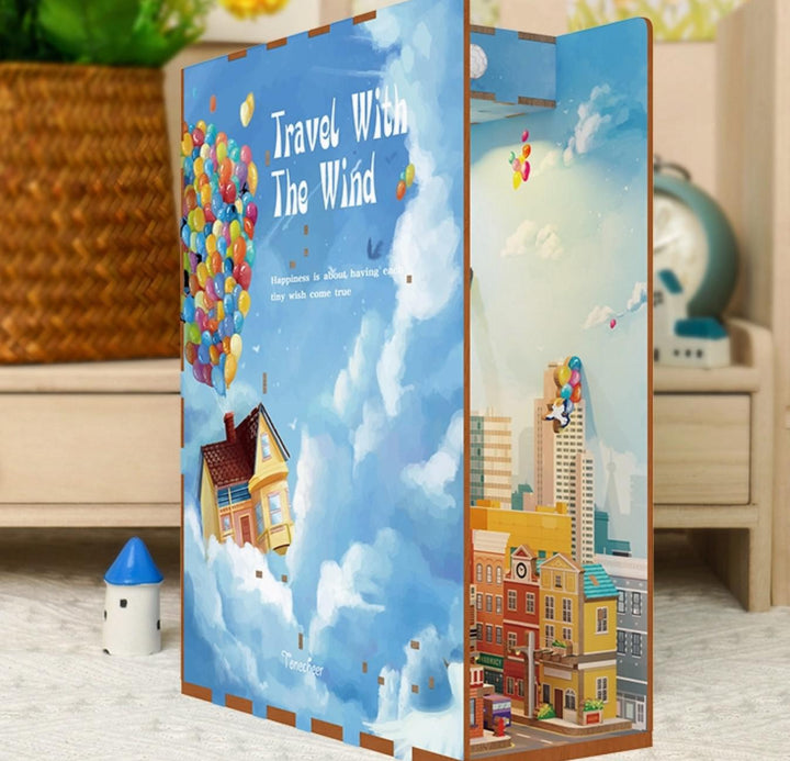 DIY Miniature House Book Nook Kit | Travel with the Wind