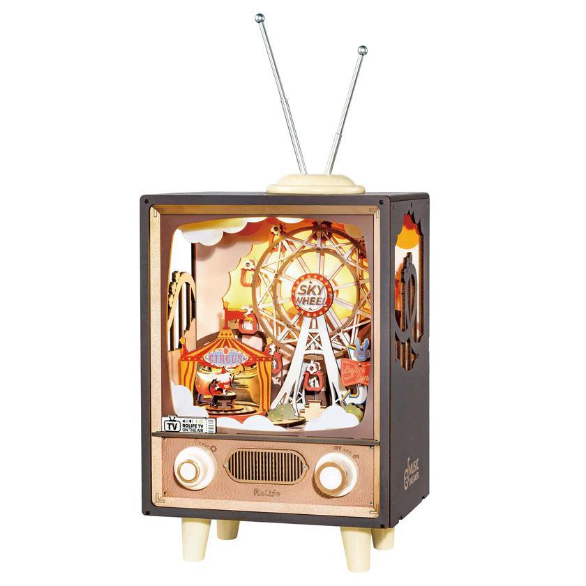 DIY Wooden Lighted & Musical Puzzle Kit | Sunset Carnival