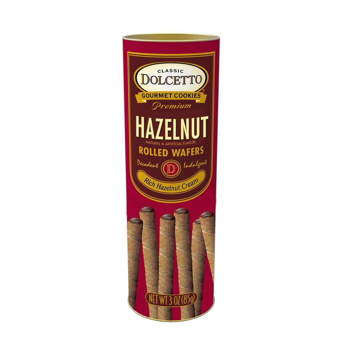 Dolcetto Cream Filled Rolled Wafers | Hazelnut Dolcetto Cream Filled Rolled Wafers | Hazelnut