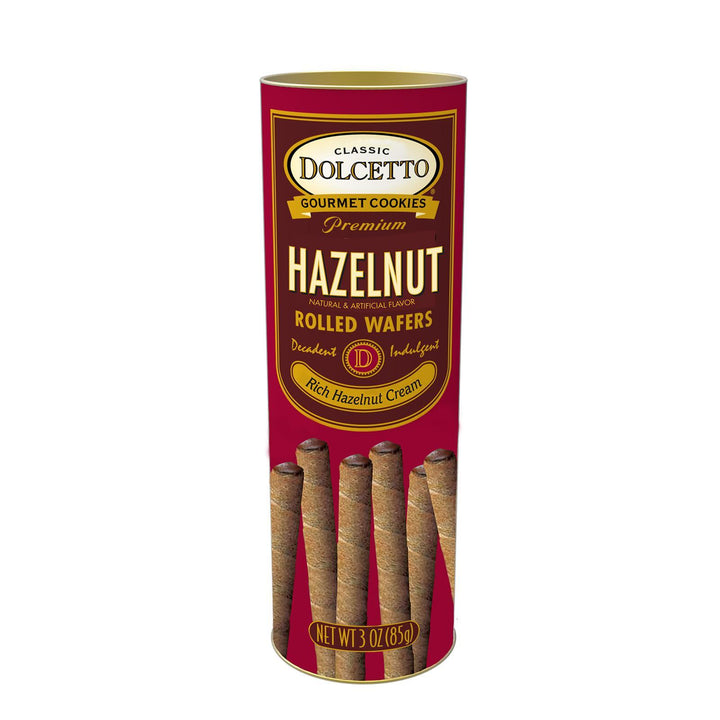 Dolcetto Cream Filled Rolled Wafers | Hazelnut Dolcetto Cream Filled Rolled Wafers | Hazelnut