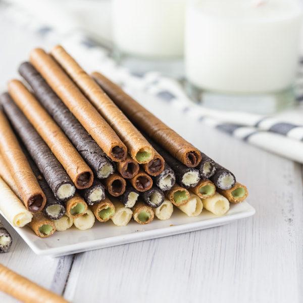 Dolcetto Cream Filled Rolled Wafers | Vanilla Dolcetto Cream Filled Rolled Wafers | Vanilla