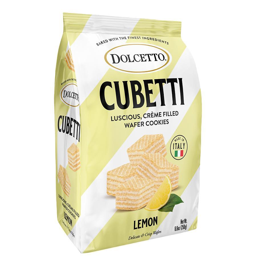 Dolcetto Cubetti Creme Filled Lemon Wafer Cookies Dolcetto Cubetti Creme Filled Lemon Wafer Cookies