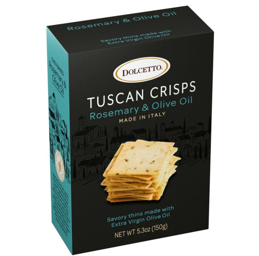 Dolcetto Tuscan Crisps | Rosemary & Olive Oil Dolcetto Tuscan Crisps | Rosemary & Olive Oil