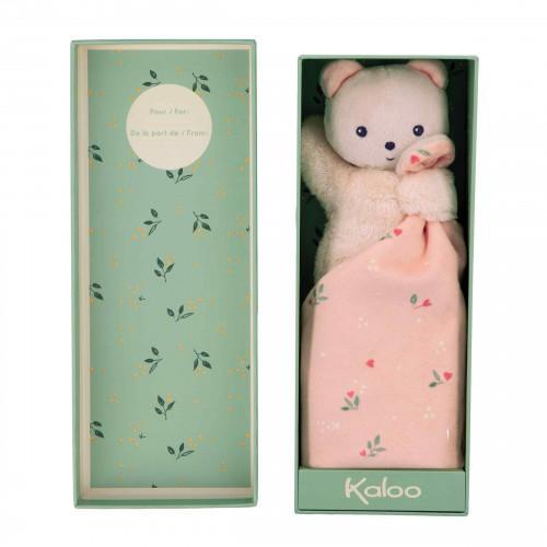 Kaloo Soft Plush Rabbit DOUDOU BEAR LEAVES OF LOVE Kaloo Soft Plush Rabbit